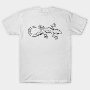 Line drawing - Gecko T-Shirt